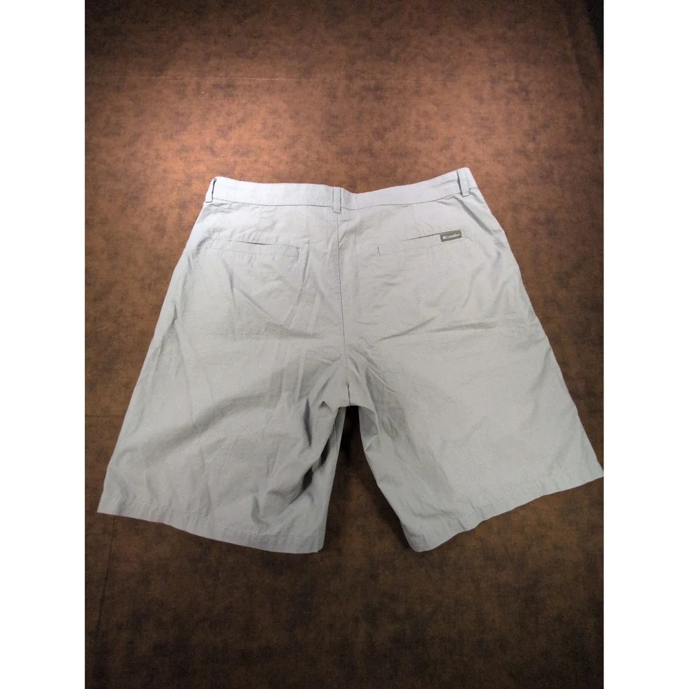 Columbia‎ Washed Out Mens Grey Modern Classic Fit Chino Bermuda Shorts 38 AM4471